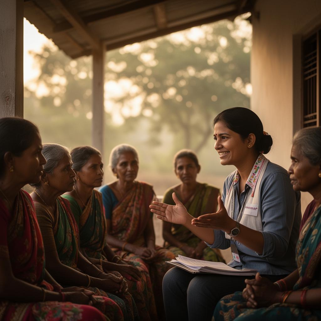 Founder at a community medical camp
